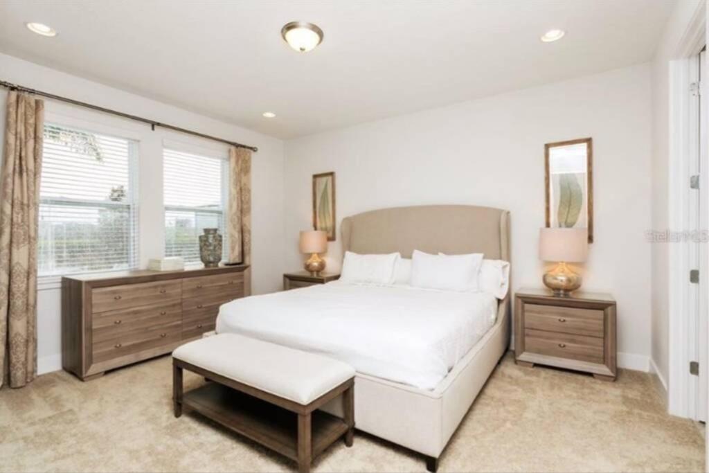 Luxurious Modern Villa Near Disney With Theater, Pool And Spa In Encore Resort At Reunion Orlando Bagian luar foto